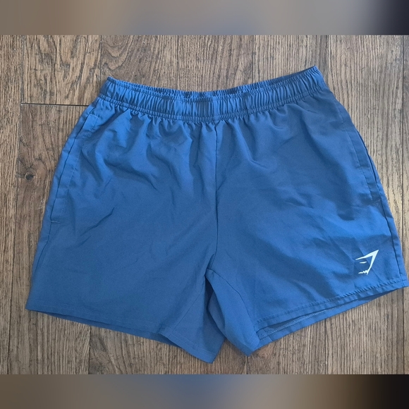 Gymshark Blue Athletic Shorts - Picture 2 of 3